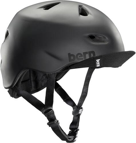 Bern Nino Youth Bike Helmet Matte Black - Small/Medium