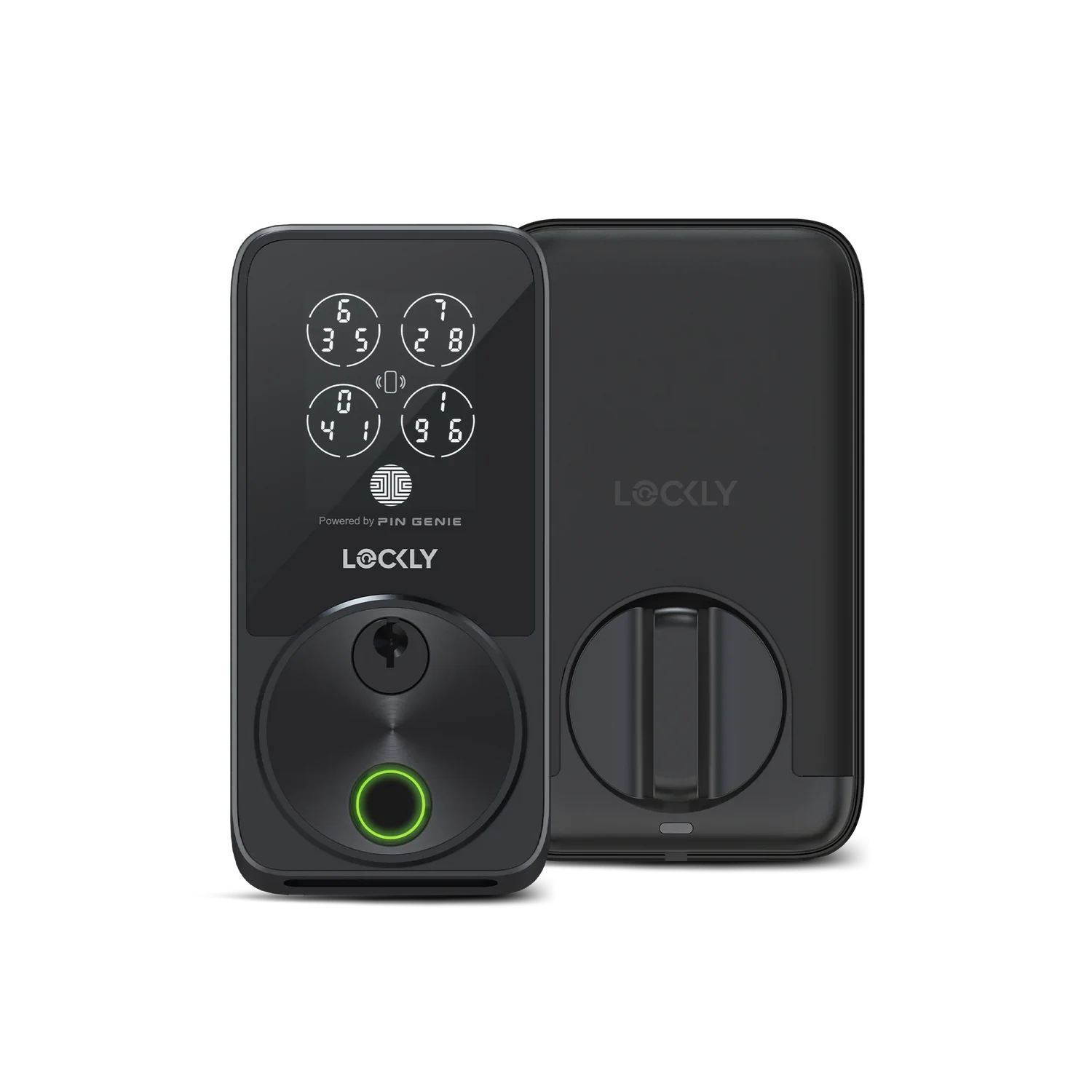 Lockly Secure Pro Zeno Series Fingerprint Deadbolt - Matte Black