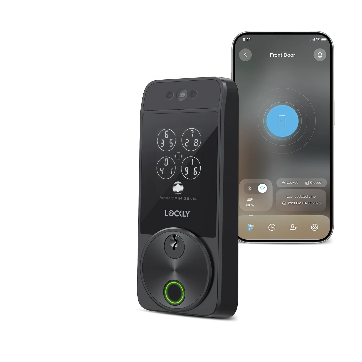 Lockly Visage Zeno Series Facial Recognition Deadbolt