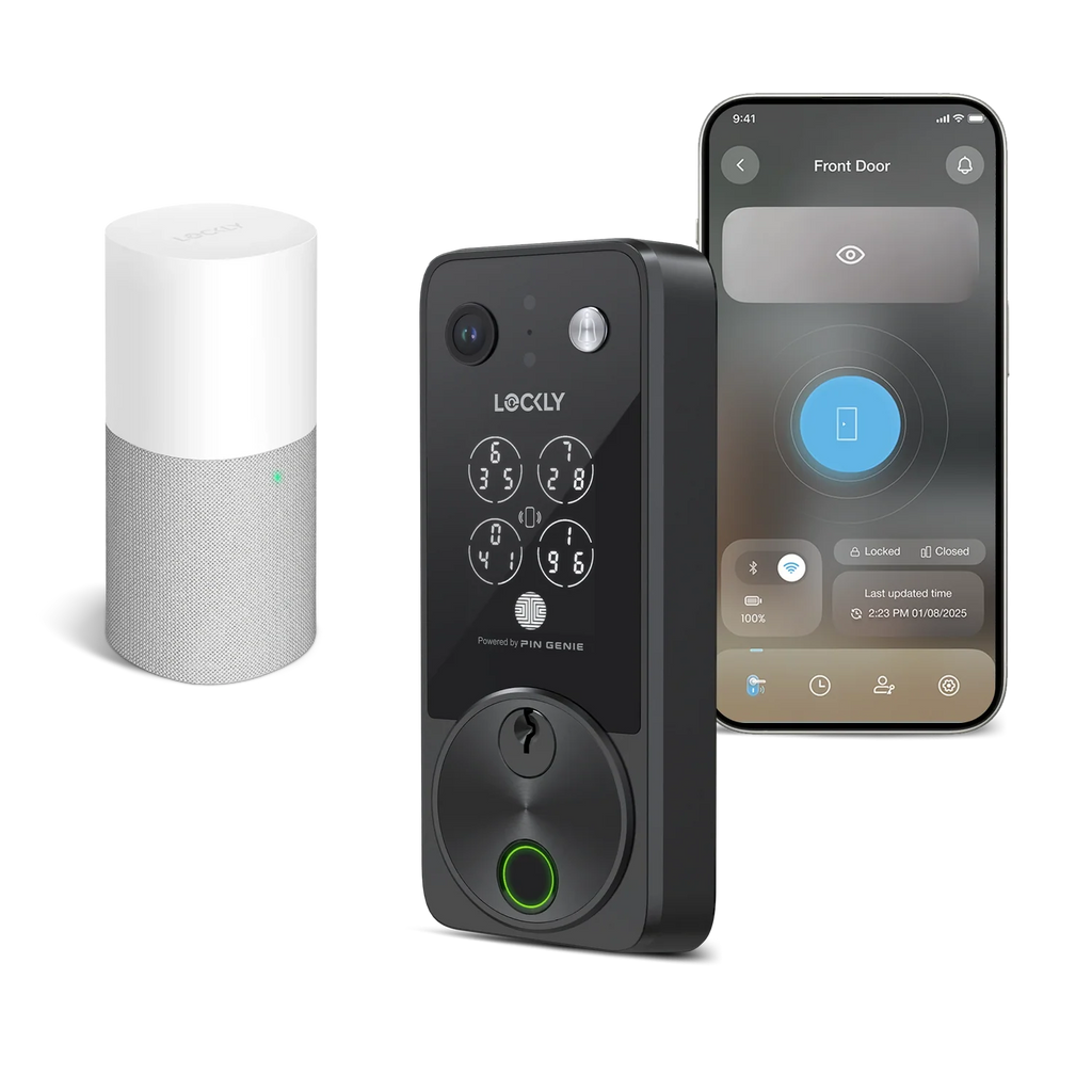 Lockly Vision Zeno Series Video Smart Lock with Intercom Deadbolt - Finish TBD