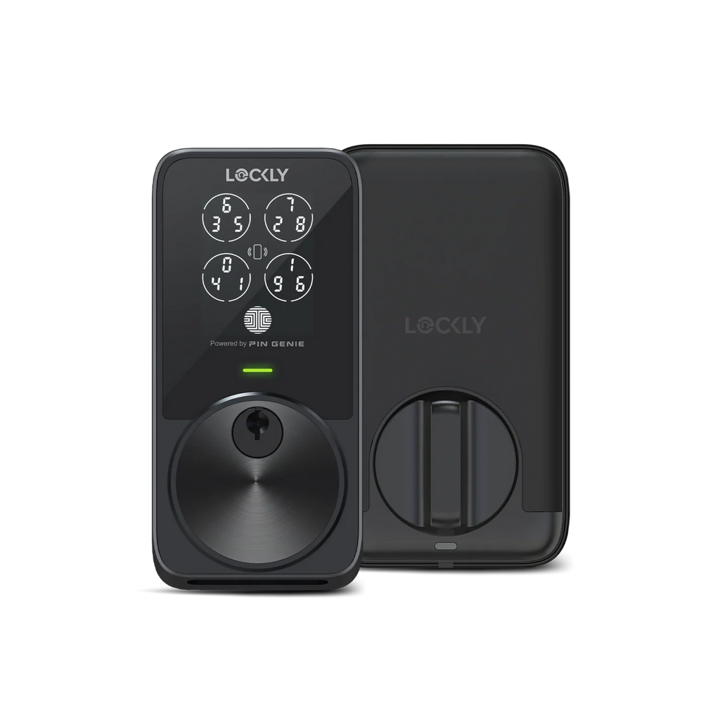 Lockly PIN Genie Pro Zeno Series Wi-Fi Deadbolt - Matte Black