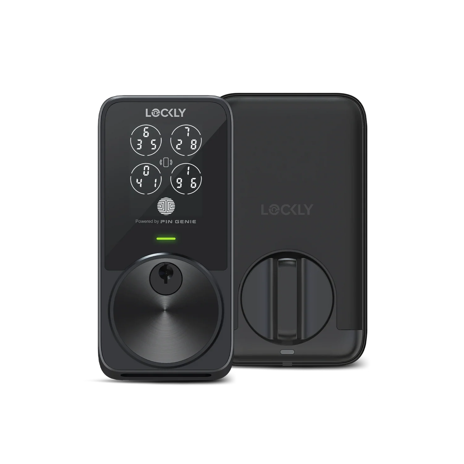 Lockly PIN Genie Pro Zeno Series Wi-Fi Deadbolt - Matte Black