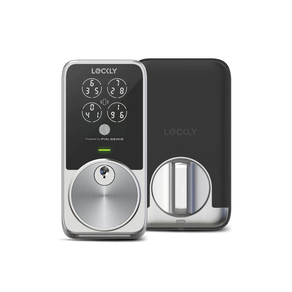 Lockly PIN Genie Pro Zeno Series Wi-Fi Deadbolt - Satin Nickel