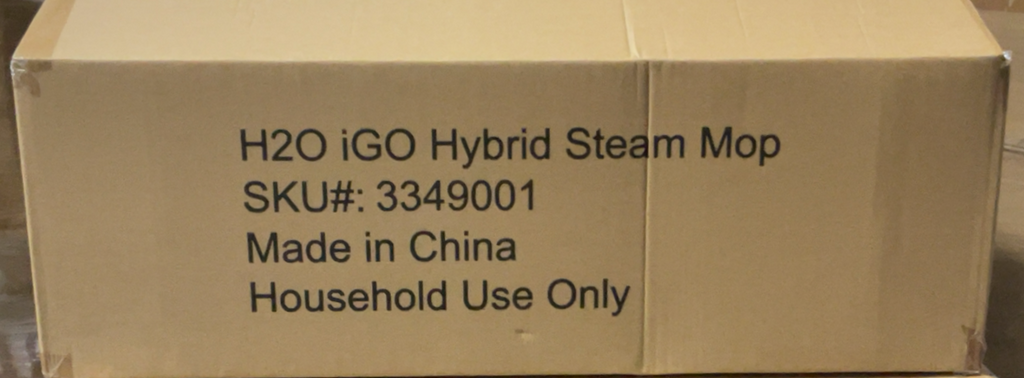 H2O iGO Indoor & Outdoor Cordless Steam Mop